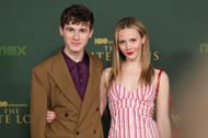 Sam Nivola and Iris Apatow at the Premiere Of "The White Lotus" Season 3. (Image via Getty)